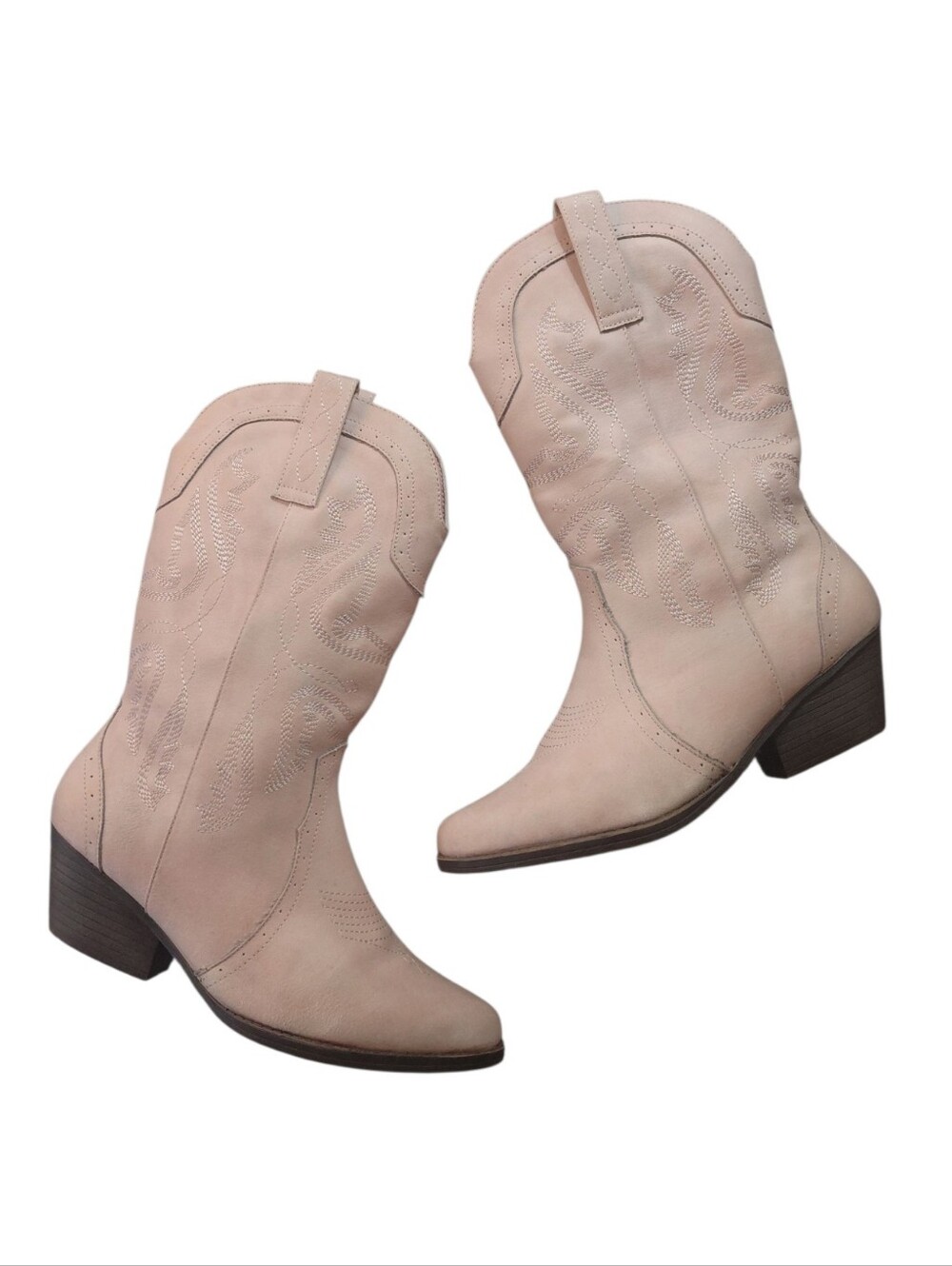Sugar Tammy Blush Pink Western Boots Size 10 Cowgirl Boots